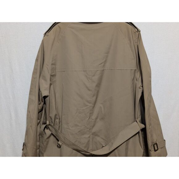 Vintage Clipper Mist All Weather Lined Trench Coat w/ Belt Men's Size 44 Long - Picture 14 of 15